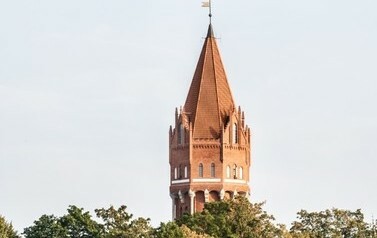 Wieża Ciśnień na Placu Słowiańskim w Malborku
