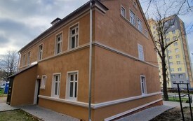 Budynek przy ulicy Mickiewicza 62 po remoncie