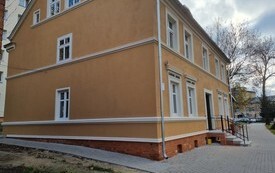 Budynek przy ulicy Mickiewicza 62 po remoncie