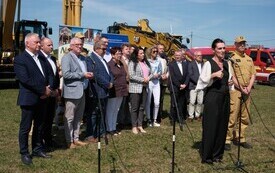 Przegląd sprzęt zakupiony w&nbsp;ramach Programu Ochrony Ludności i&nbsp;Obrony Cywilnej. Konferencja prasowa z Wojewodą Pomorską 4
