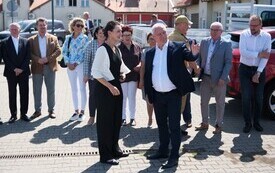 Przegląd sprzęt zakupiony w&nbsp;ramach Programu Ochrony Ludności i&nbsp;Obrony Cywilnej. Konferencja prasowa z Wojewodą Pomorską 23