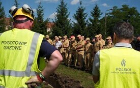 Ćwiczenia Powiatowej Straży Pożarnej organizowane wraz z Polską Sp&oacute;łką Gazownictwa 6