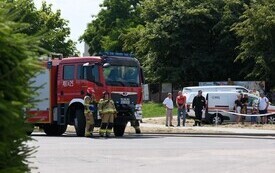 Ćwiczenia Powiatowej Straży Pożarnej organizowane wraz z Polską Sp&oacute;łką Gazownictwa 12