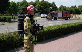 Ćwiczenia Powiatowej Straży Pożarnej organizowane wraz z Polską Sp&oacute;łką Gazownictwa 17