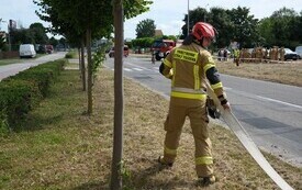 Ćwiczenia Powiatowej Straży Pożarnej organizowane wraz z Polską Sp&oacute;łką Gazownictwa 34