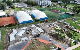 Budowa skateparku - zdjęcia z drona 4