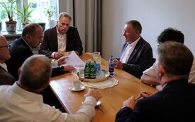 Rozmowy samorządowc&oacute;w o przedłużeniu bulwaru nad Nogatem 1