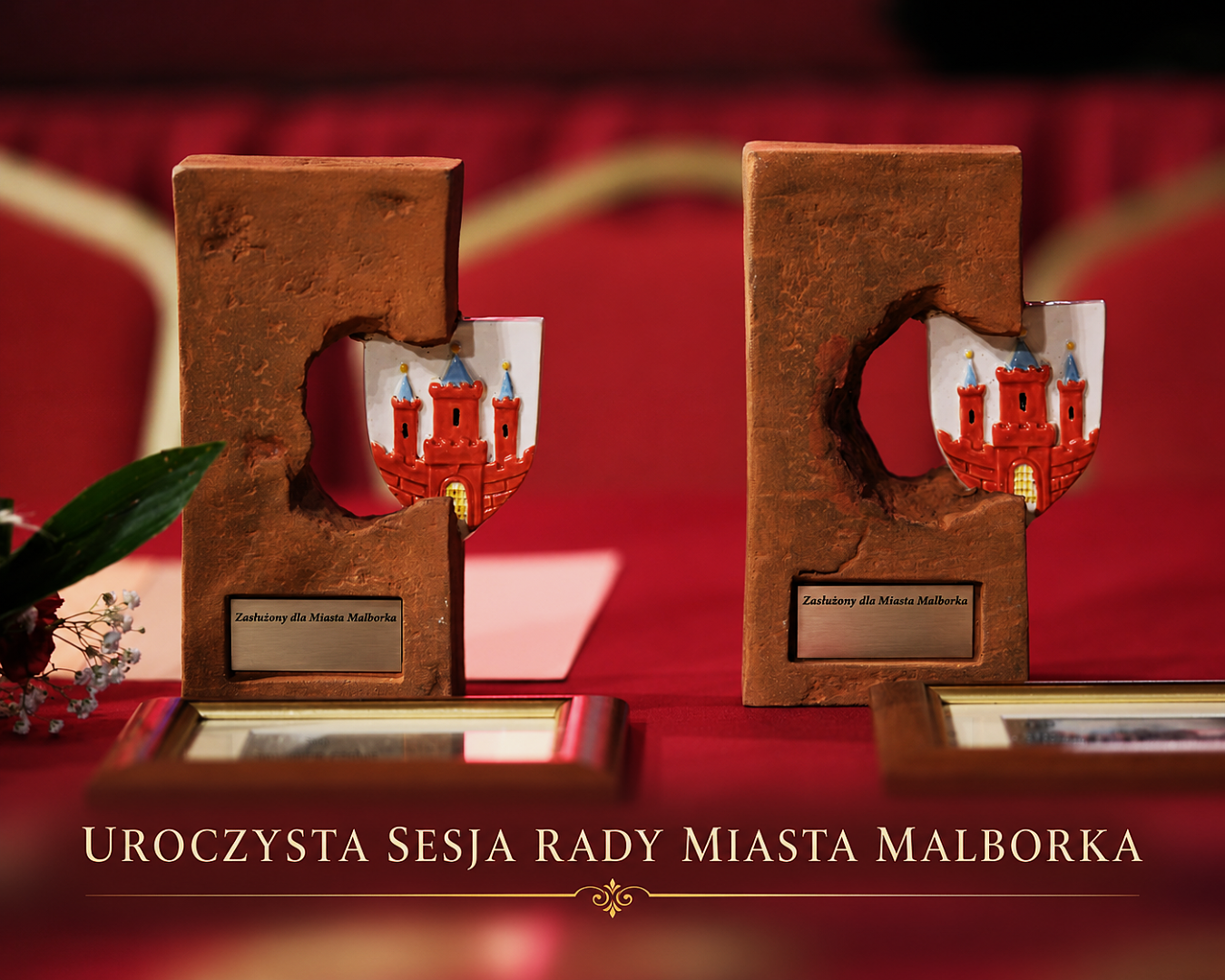 Pamiątkowe cegły przyznawane zasłużonym dla Miasta Malborka