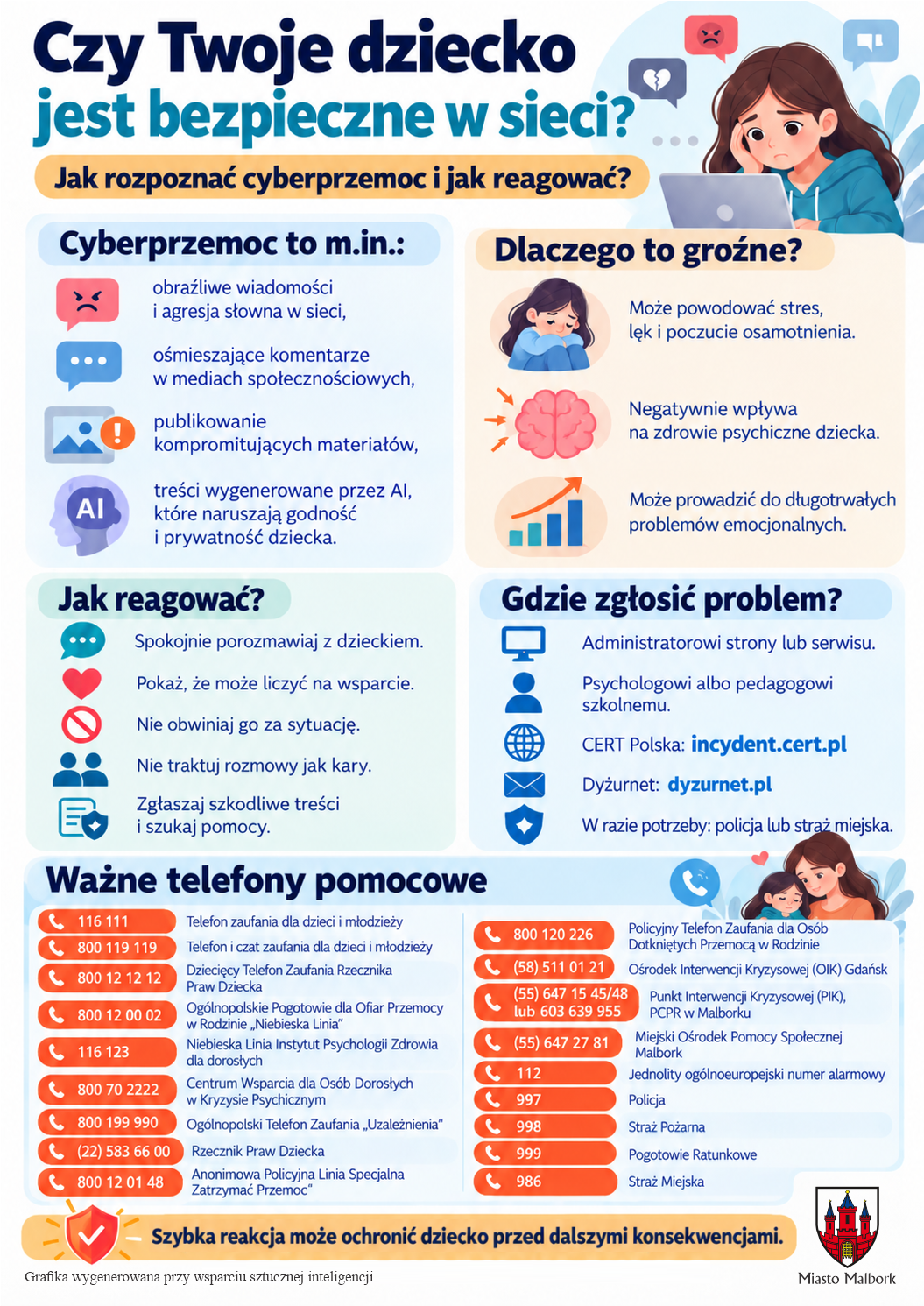 plakat, treści w artykule