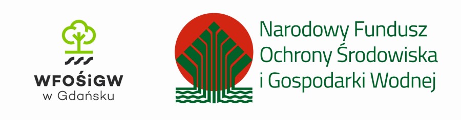 logo Funduszu Ochrony Środowiska i Gospodarki w Gdańsku oraz Narodowego Funduszu Ochrony Środowiska i Gospodarki Wodnej