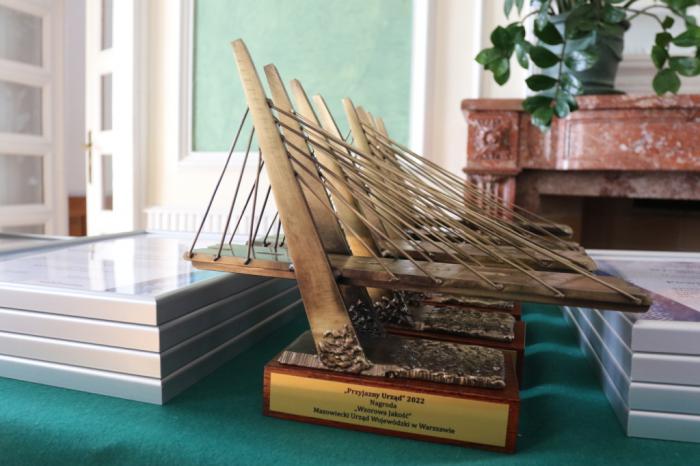 Statuetka przyznana w konkursie