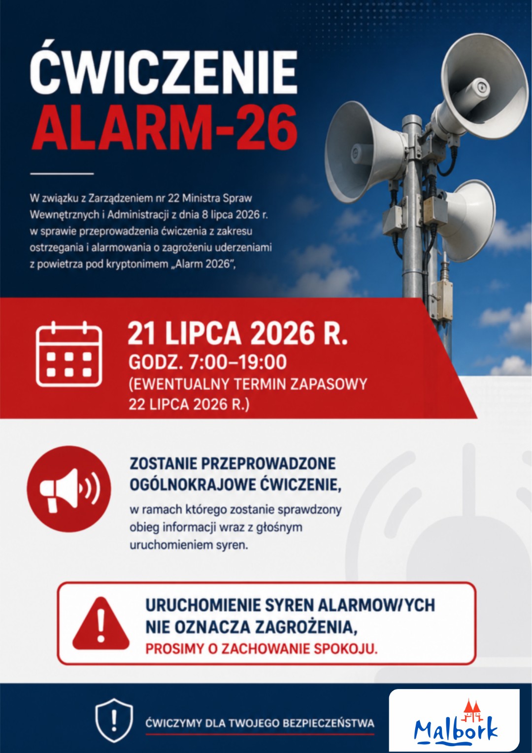 plakat alarmu