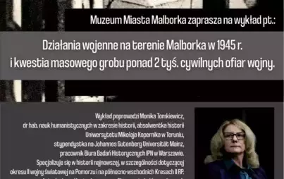 plakat wydarzenia, informacja w treści