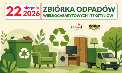 baner zbiórki odpadów