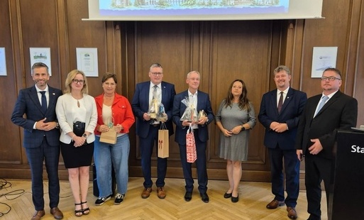 Zdjęcie do Pożegnanie wieloletnich przyjaci&oacute;ł Malborka w partnerskim Nordhorn
