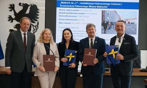 Zdjęcie do Malbork na &bdquo;+&rdquo;. Niemal 8 mln zł dofinansowania na rewitalizację