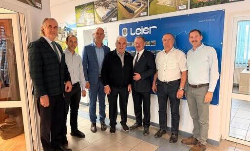Przedstawiciele firmy, Michael Leier i Jan Tadeusz Wilk