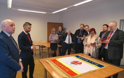 Zdjęcie do Malbork ma już własny sztandar